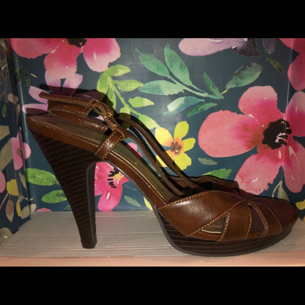 Brown heels